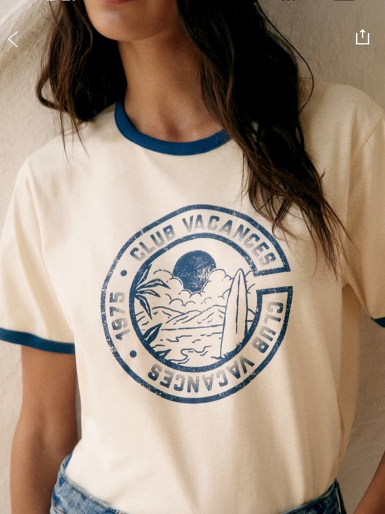Sezane Tops - Sezane NWT Club Vacances T-shirt